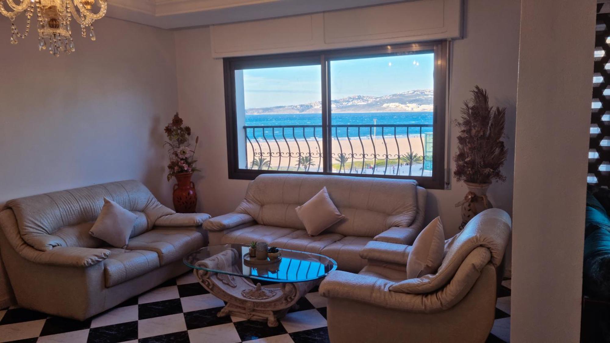 Luxury Sea And Marina View Apartment Танжер Екстериор снимка